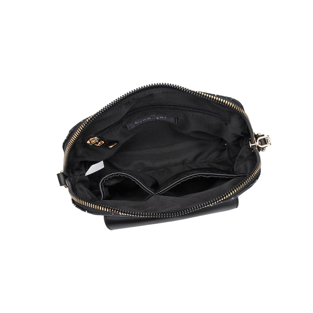 BIKOSTAL Black Marble Crossbody